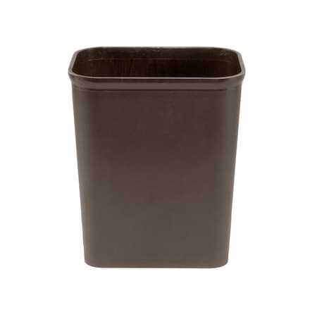 Hapco-Elmar R4080WAL-Fire Retardant 8 Qt. UL Approved Wastebasket, Walnut, PK 6 R4080WAL